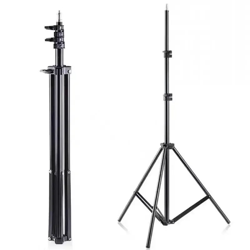 Metal Aluminum Alloy Light Stand - Portable Tripod for Softbox, LED Ring Light, Phone, and Camera