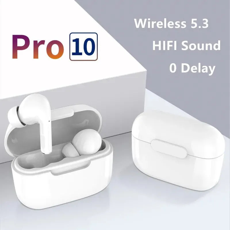Original Pro10 TWS Wireless Bluetooth 5.3 Headphones with ANC, 24H Battery, ENC Mic