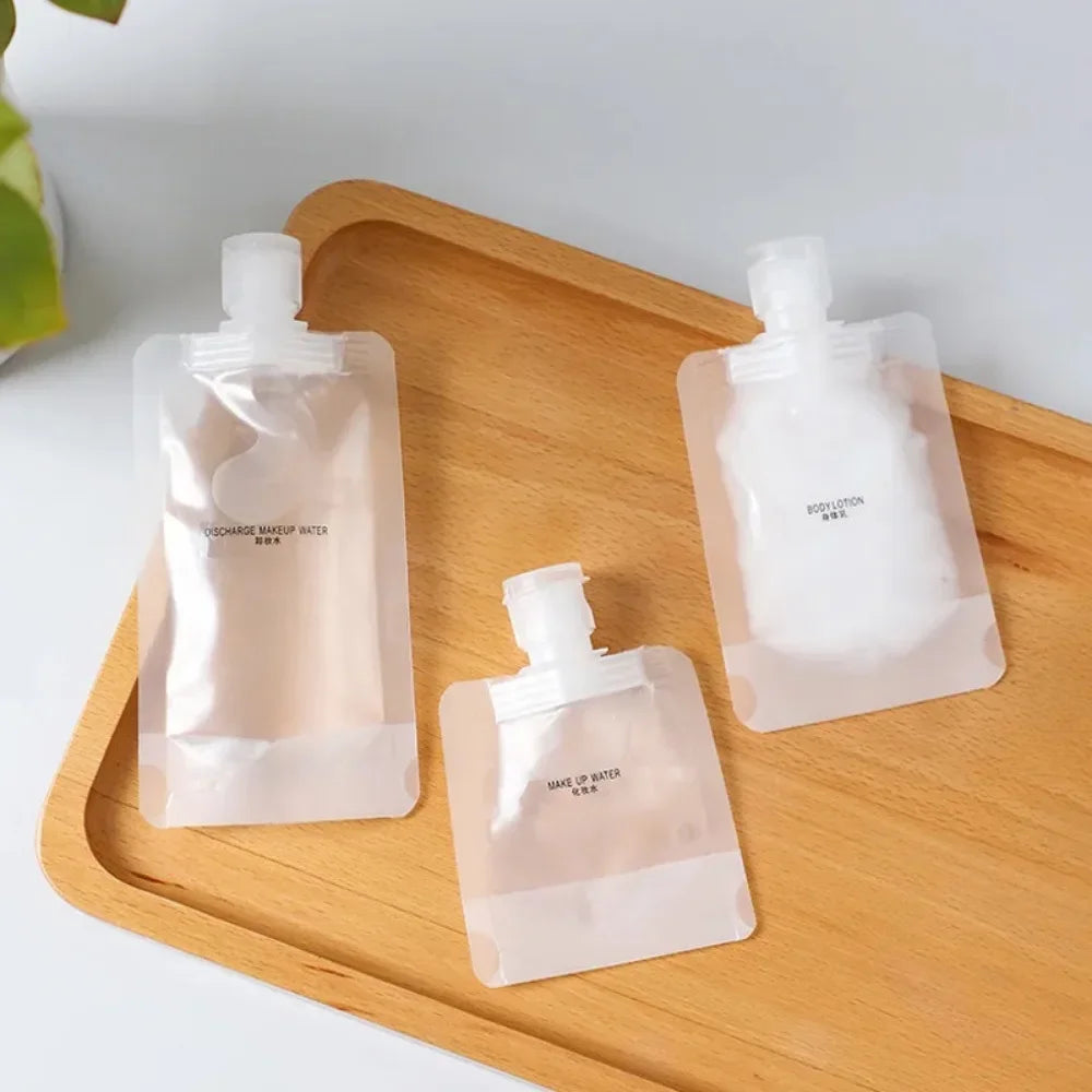 Pungi Reutilizabile pentru Loțiune, 3 Dimensiuni, 30–100ml, Pentru Călătorii