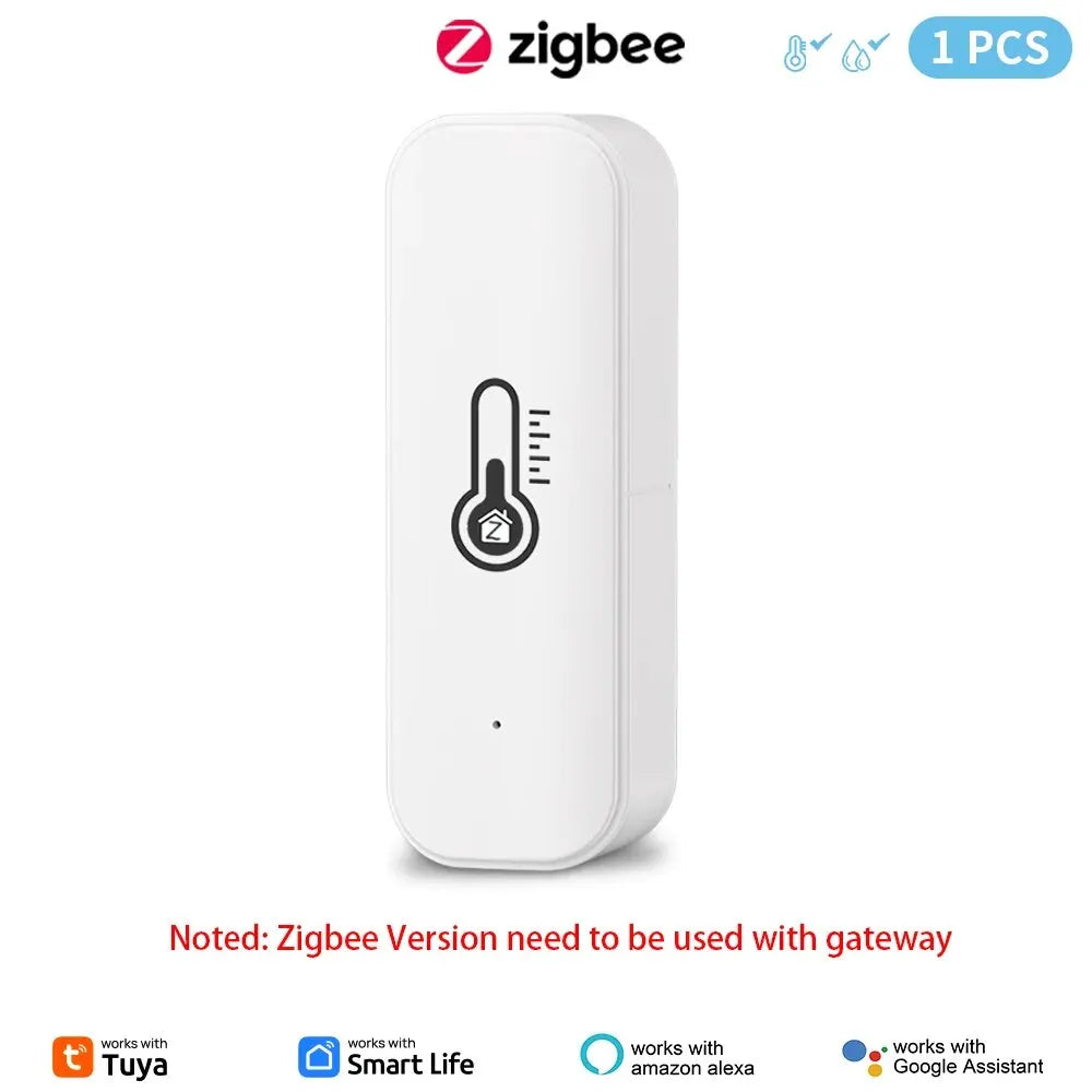 Tuya ZigBee/WiFi Temperature & Humidity Sensor, Home Thermometer