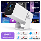 4K Full HD Android WiFi Projector | TD80W Home Theater & Portable Beam