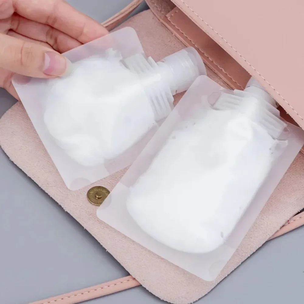 Pungi Reutilizabile pentru Loțiune, 3 Dimensiuni, 30–100ml, Pentru Călătorii