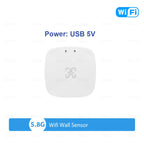 Smart Life ZigBee WiFi Senzor de mișcare umană, detecție luminanță/distanță Tuya Smart Home Automation