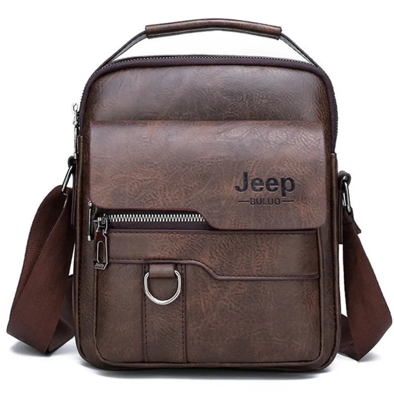 Geantă Crossbody JEEP BULUO pentru Bărbați  - Geantă Umăr Casual și Business