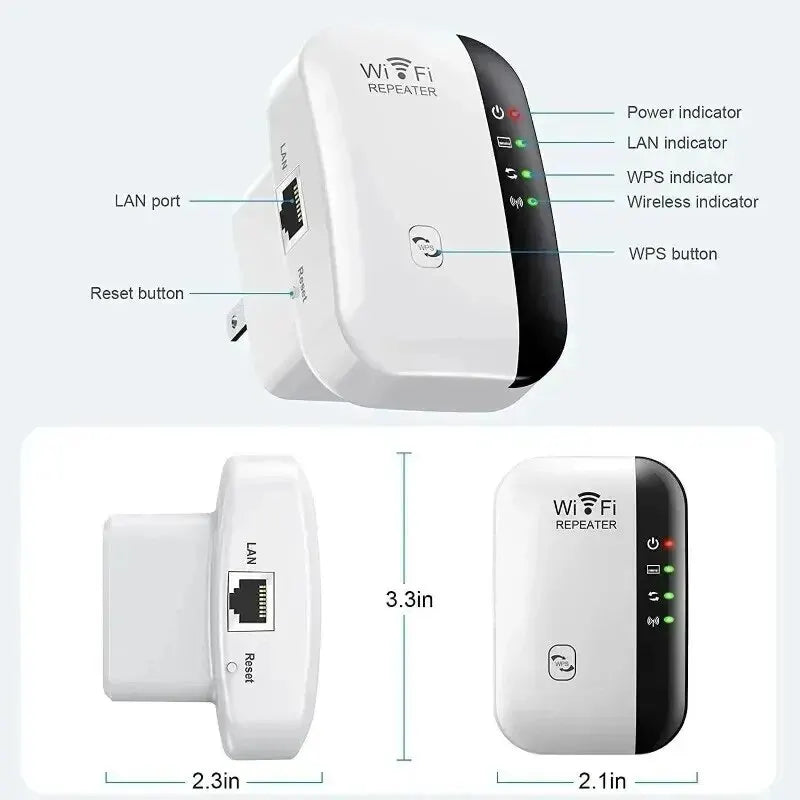 WiFi Repeater | Wireless Signal Amplifier & Network Extender