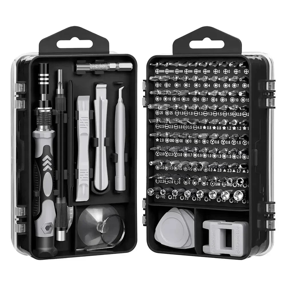 Set de Șurubelnițe de Precizie 115 în 1 pentru laptop, telefon mobil