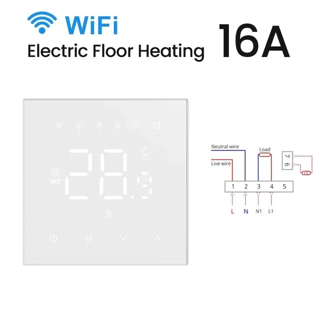 Tuya WiFi Smart Thermostat | Electric & Gas Boiler Temperature Control