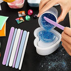 3pcs Silicone Stirring Rods – Resin Dripping Tools for DIY Art & Crafting