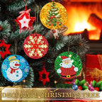 4Pcs Christmas Resin Molds - Round Silicone Ornament Molds for Epoxy Resin and DIY Crafts