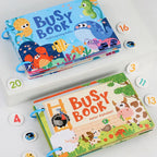 Montessori Baby Busy Book - Early Learning Quiet Book for Toddlers, Matching Game for Kids Aged 2-3 Years