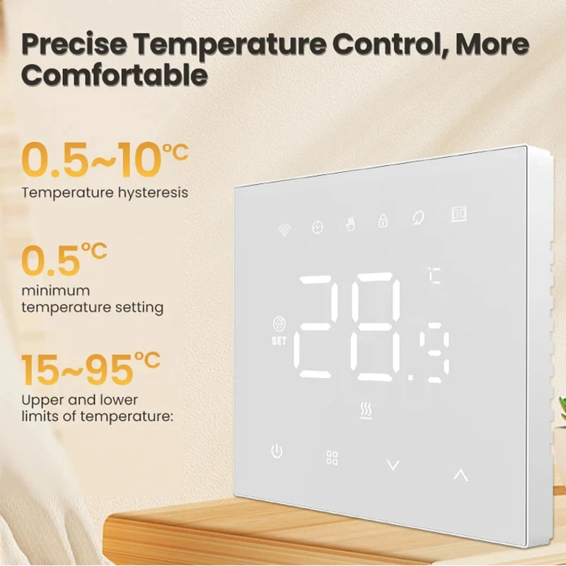 Tuya WiFi Smart Thermostat | Electric & Gas Boiler Temperature Control