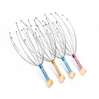 Octopus Head Massager - Stainless Steel Scalp Relaxation Tool for Stress Relief, Muscle Tension, and Improved Blood Circulation