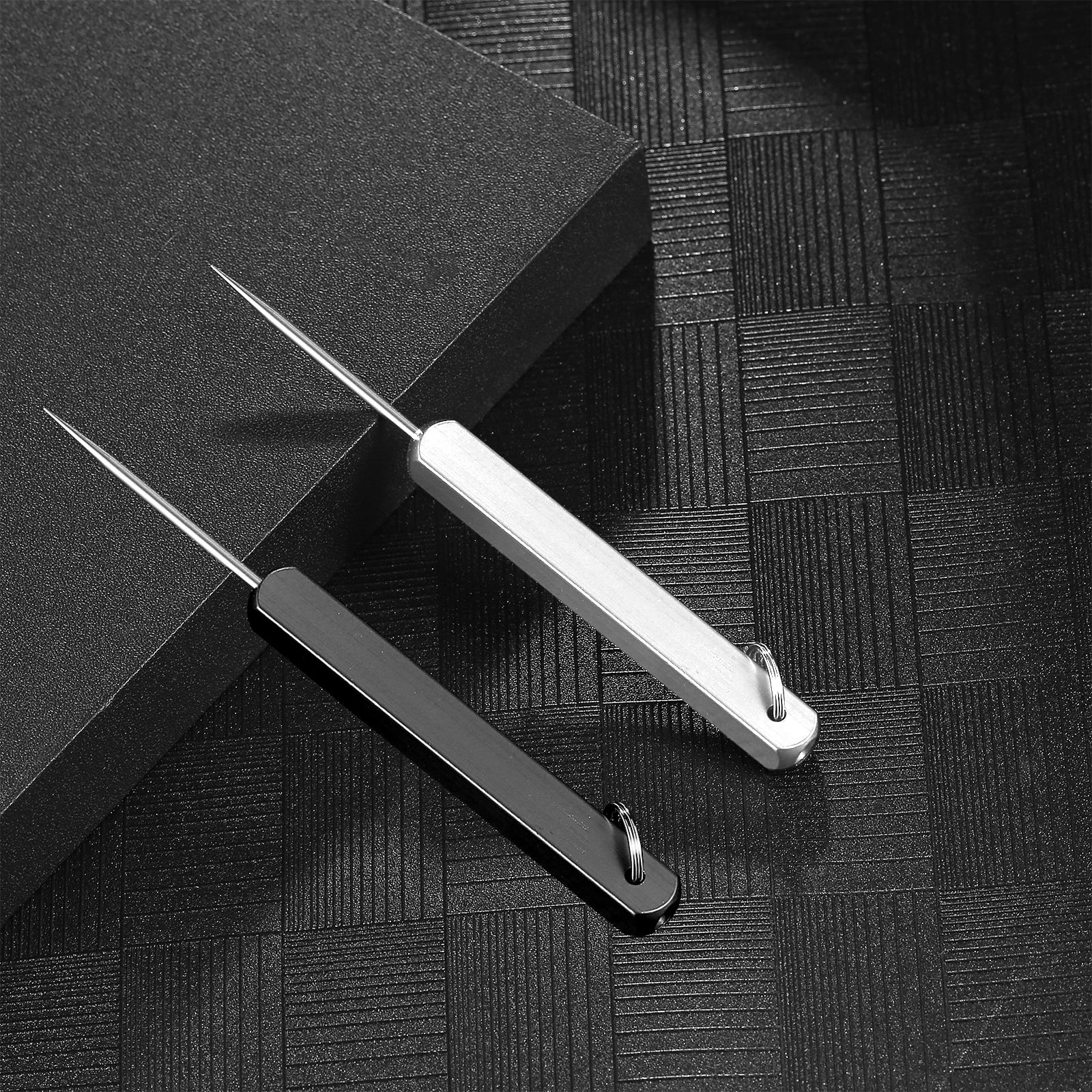 Portable Titanium Toothpick Set - Pocket-Sized Metal Toothpick Holder for Camping, Travel & Outdoor Picnics, High-Quality Multi-ToolToothpick
