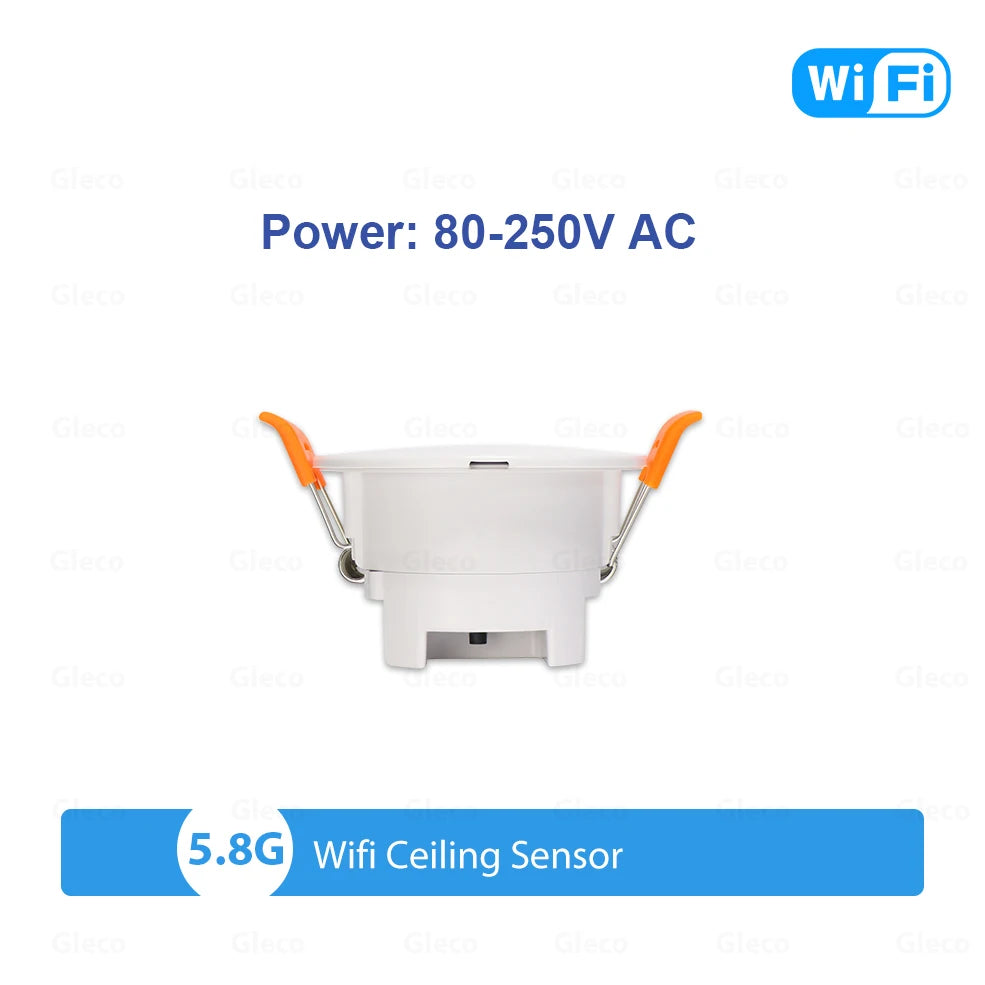 Smart Life ZigBee WiFi Human Motion Sensor, Luminance/Distance Detection Tuya Smart Home Automation
