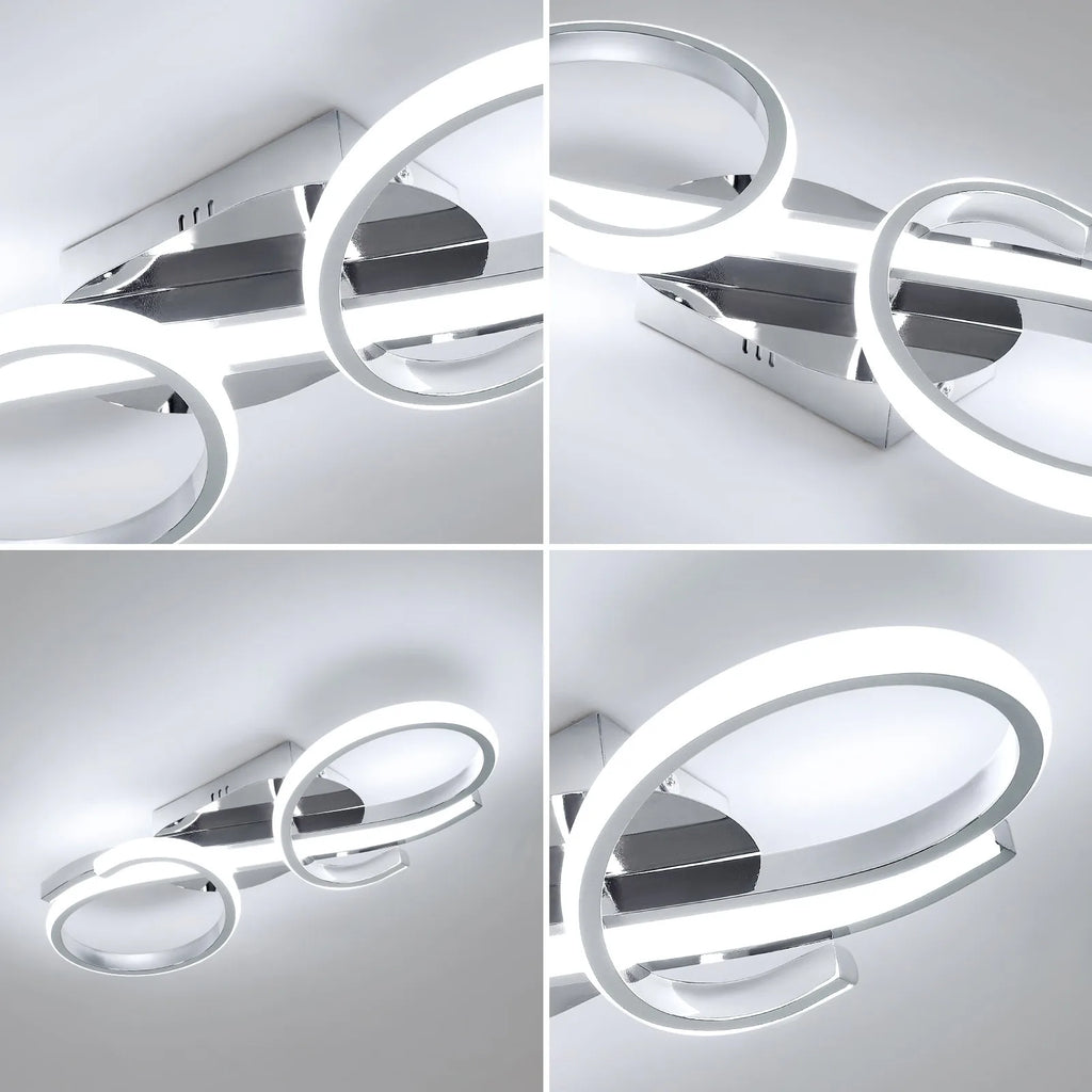 Plafonieră LED de 36W cu design geometric