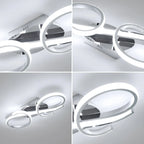 Plafonieră LED de 36W cu design geometric