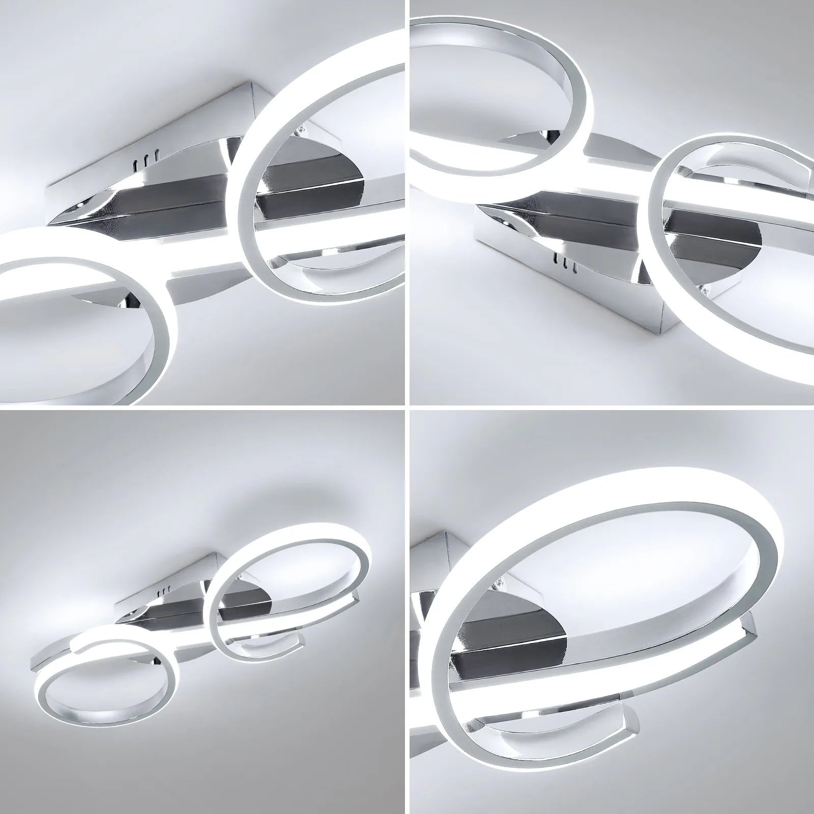 36W LED Ceiling Light with Geometric Design
