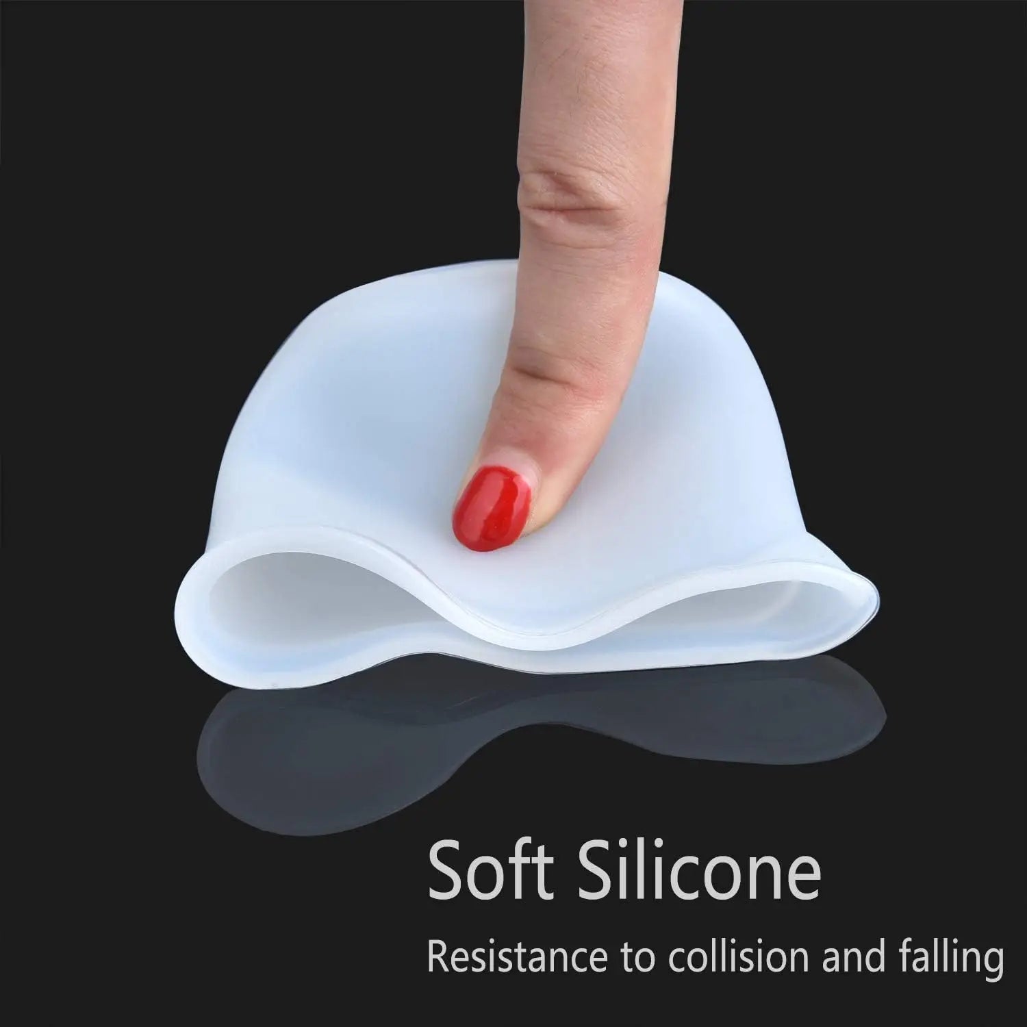 6 bucăți 100 ml cești de măsurat din silicon - instrumente de amestecare a rășinii antiaderente pentru artizanat și fabricarea de bijuterii