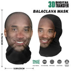 3D Printed Kanye Mask - Stretch Mesh Full Face Mask for Cosplay, Role Play, and Hip Hop Fashion