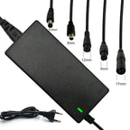 42V 2A Electric Scooter Charger - Smart Lithium Battery Adapter for Xiaomi, Mijia, Ninebot (36V, 25.2V, 25.9V, 25.6V, 24V) with 5 Connectors