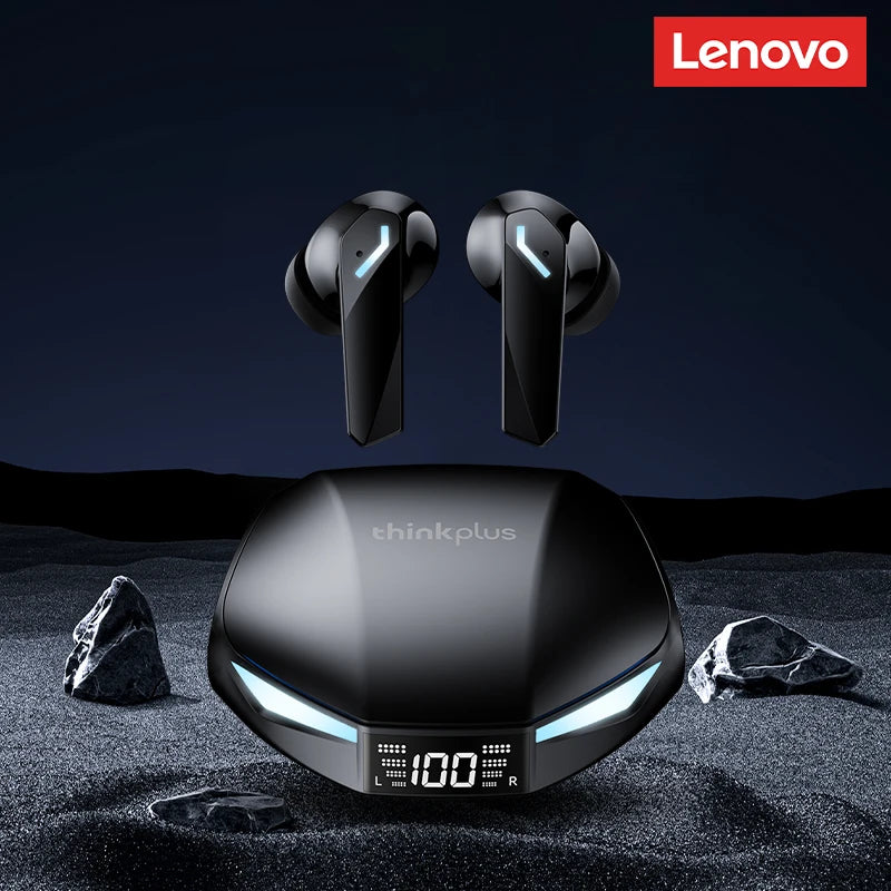Lenovo GM2 PRO MAX Wireless Bluetooth 5.4 Earbuds with LED Display - Low Latency Gaming Headset