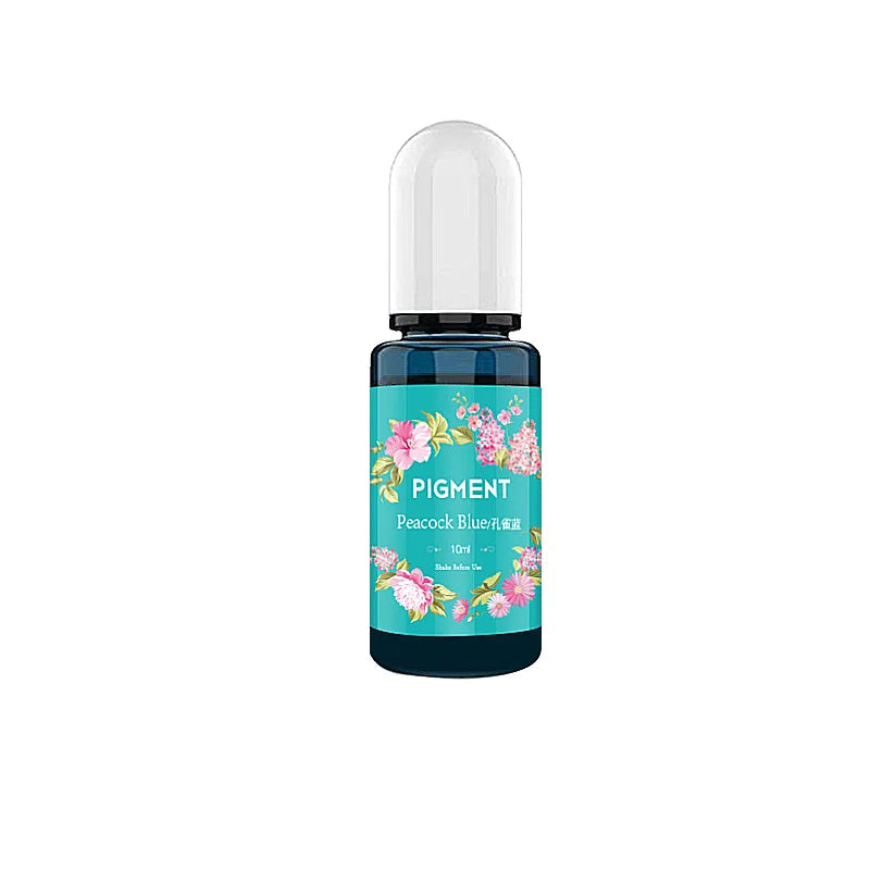 Pigment de rășină epoxidică în 30 de culori - Vopsea lichidă de rășină UV pentru realizarea de bijuterii DIY, arta cu rășină și colorarea artizanală