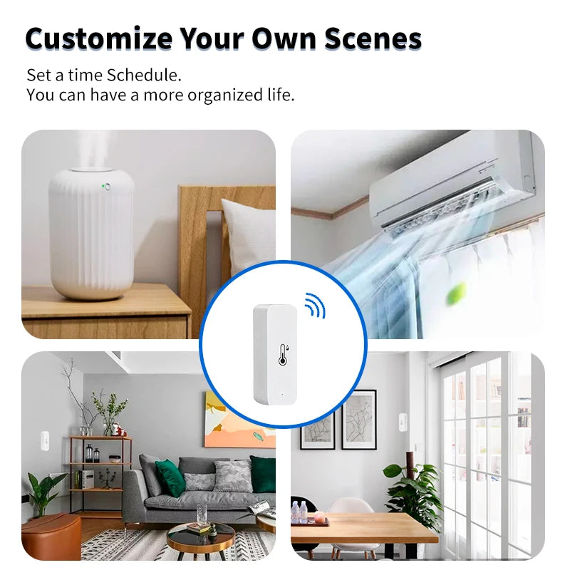 Tuya WiFi/ZigBee Temperature & Humidity Sensor –  Alexa & Google Home