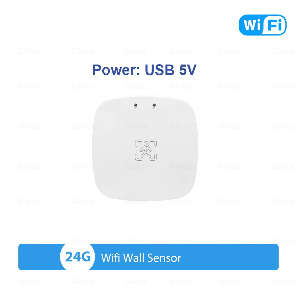 Smart Life ZigBee WiFi Human Motion Sensor, Luminance/Distance Detection Tuya Smart Home Automation