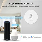 Tuya ZigBee Mini senzor de temperatură umiditate Monitor de la distanță pentru casă inteligentă