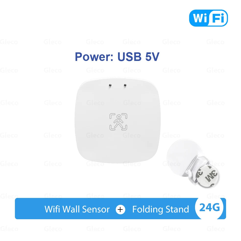 Smart Life ZigBee WiFi Human Motion Sensor, Luminance/Distance Detection Tuya Smart Home Automation