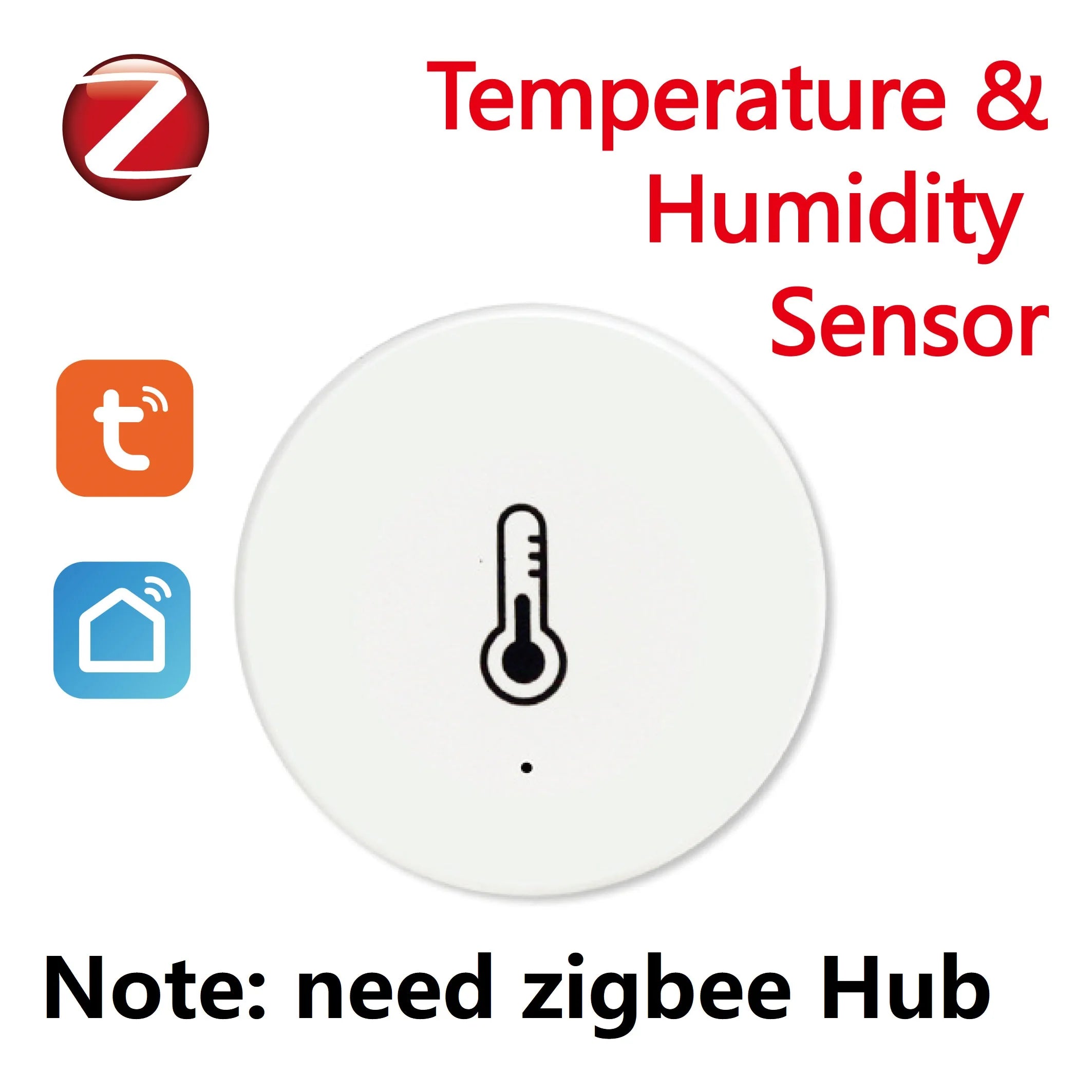 Tuya ZigBee Temperature & Humidity Sensor | Real-Time Monitoring & Smart Control