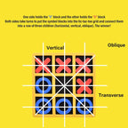 Joc de masă OX - Puzzle interactiv părinte-copil pentru distracție și joacă educațională