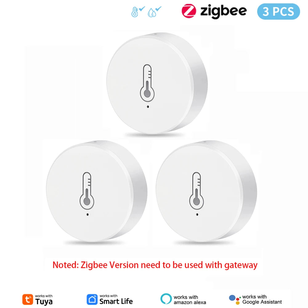 Tuya ZigBee Mini Temperature Humidity Sensor Smart Home Remote Monitor