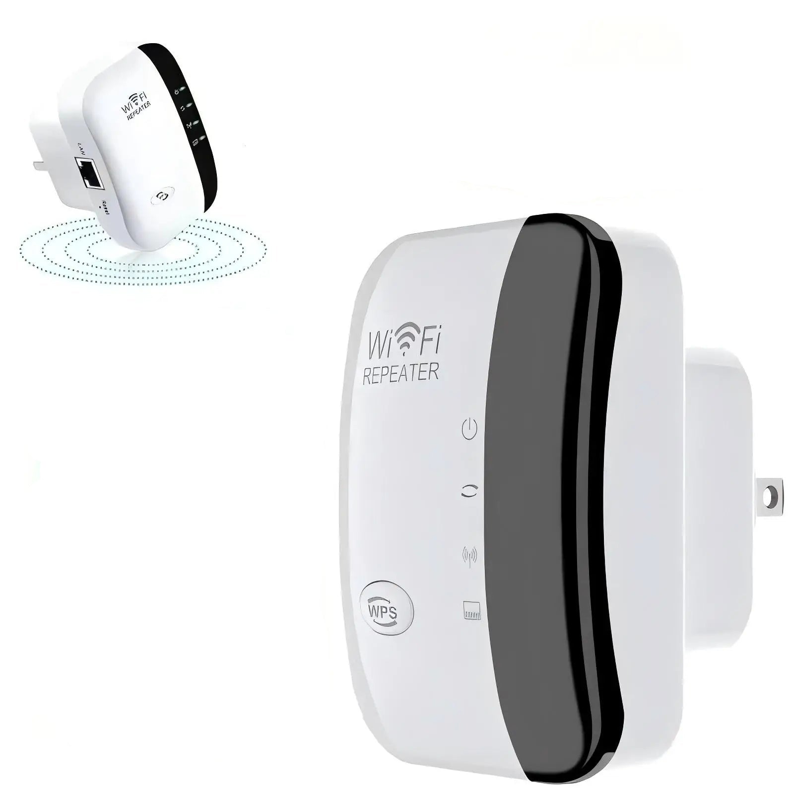 WiFi Repeater Wireless Signal Booster, 300Mbps Network Extender, EU/US Plug Home Router