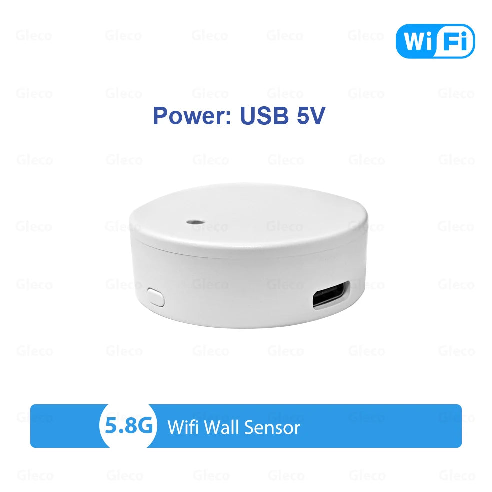 Smart Life ZigBee WiFi Human Motion Sensor, Luminance/Distance Detection Tuya Smart Home Automation