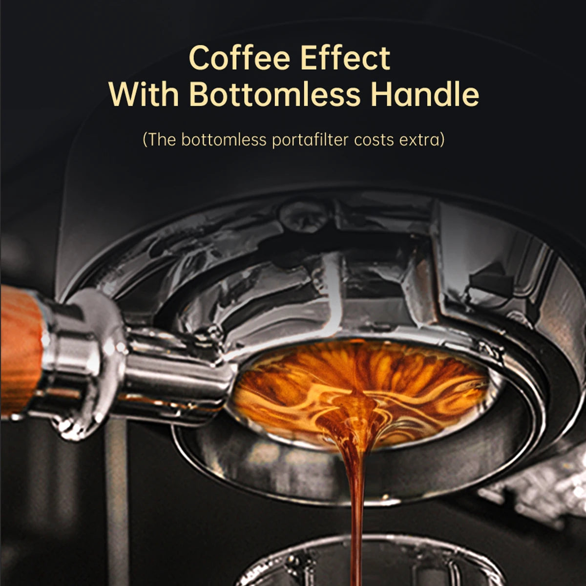 HiBREW 20 Bar Semi-Automatic Espresso Machine - Stainless Steel Coffee Maker for Espresso, Ground Coffee, and ESE Pods, Model H11 SR