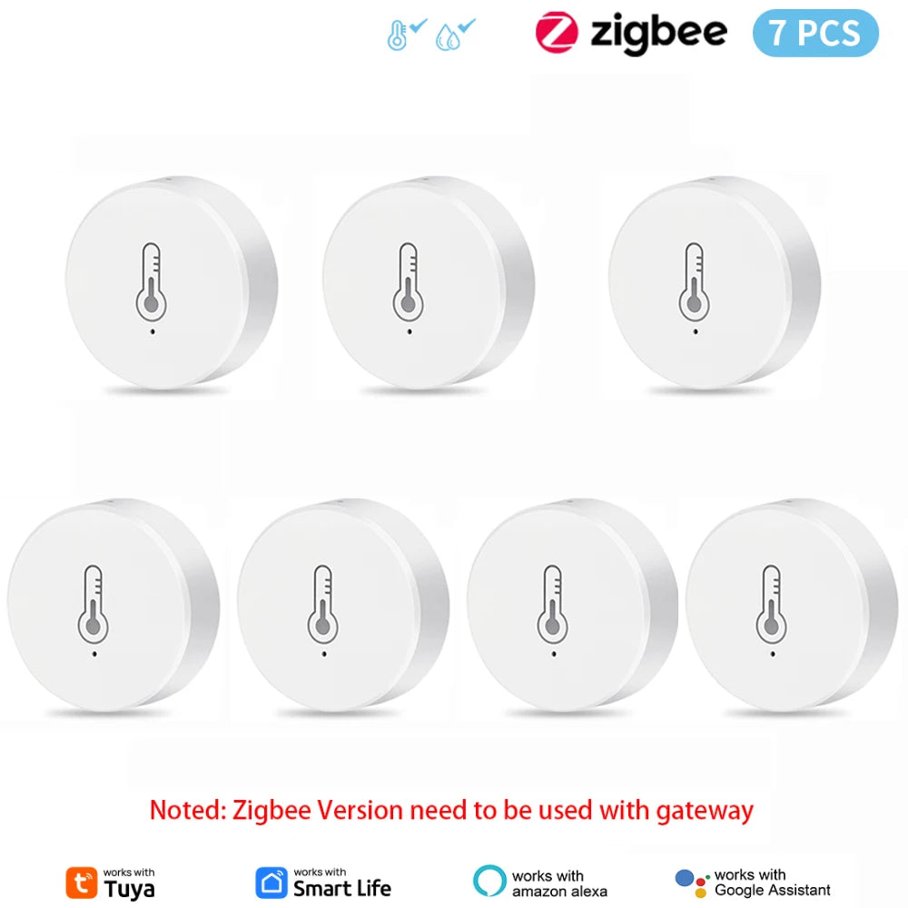 Tuya ZigBee Mini Temperature Humidity Sensor Smart Home Remote Monitor