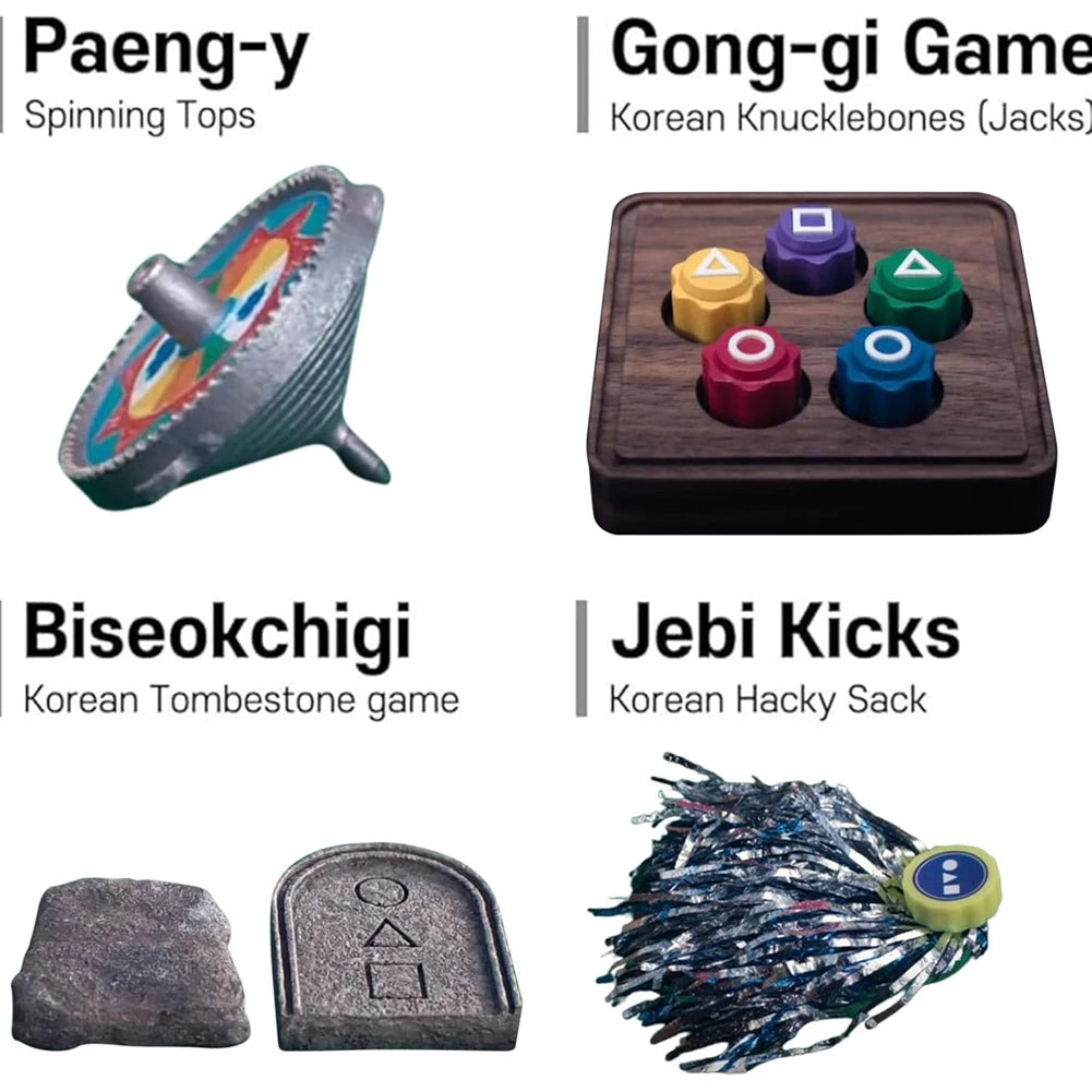 Set Joc Gonggi Coreean – Joc Tradițional de Coordonare Ochi-Mână pentru Petreceri
