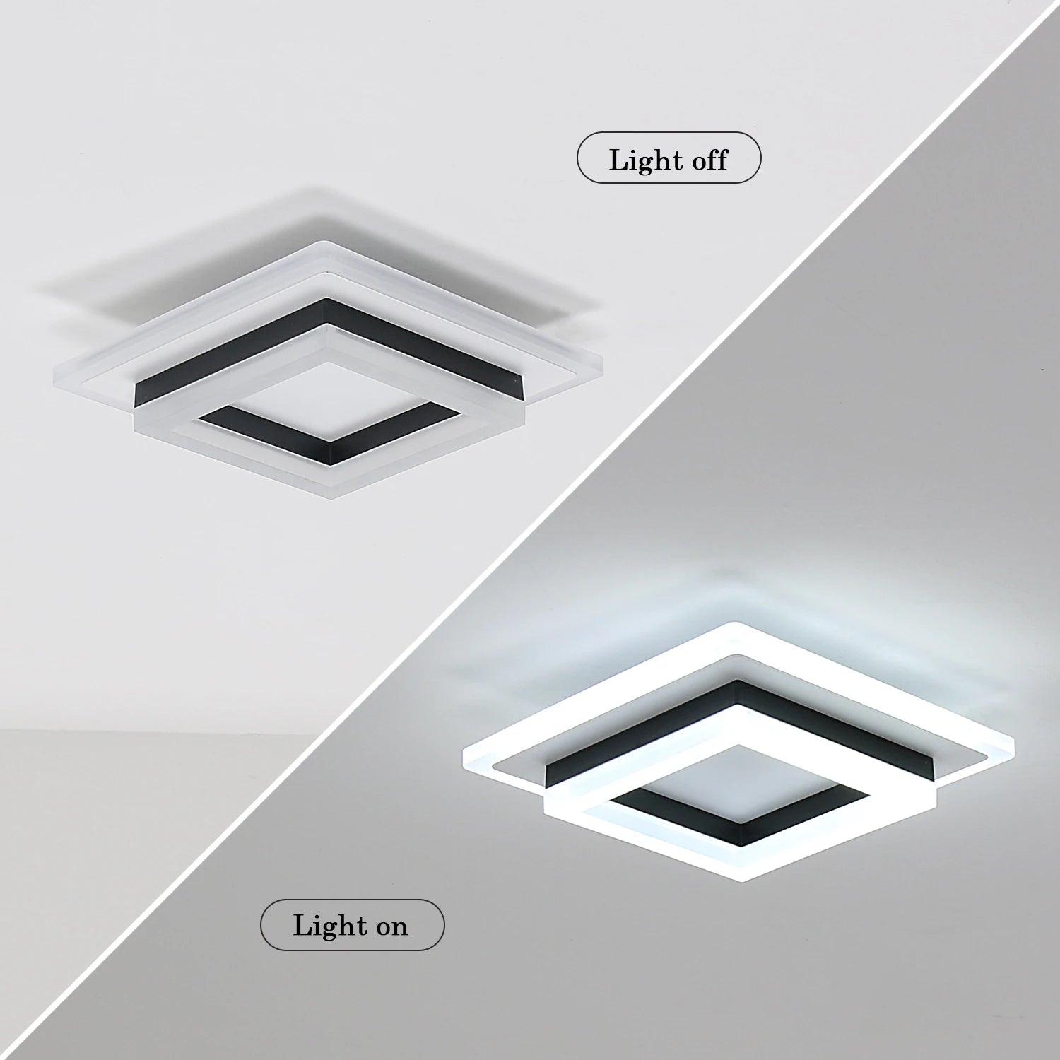 Modern LED Ceiling Light 30W, 3400LM
