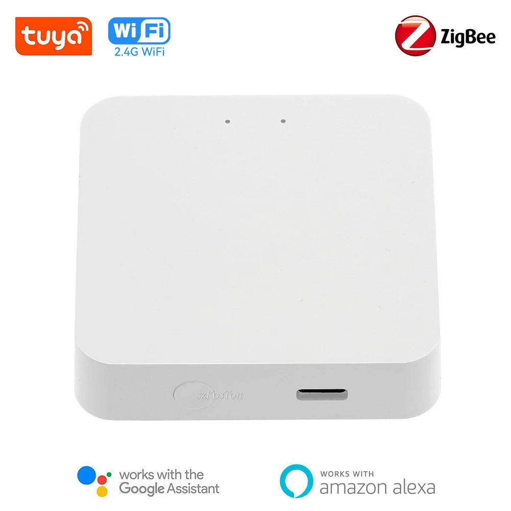 Smart Gateway Hub – Multi-Mode Bridge, WiFi & Bluetooth, Alexa & Google Home Tuya ZigBee 3.0
