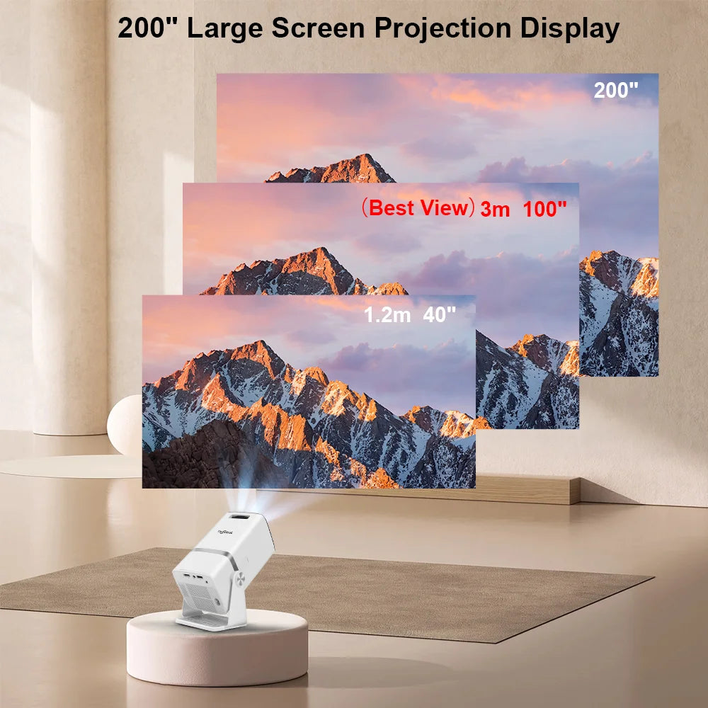 4K Full HD Android WiFi Projector | TD80W Home Theater & Portable Beam