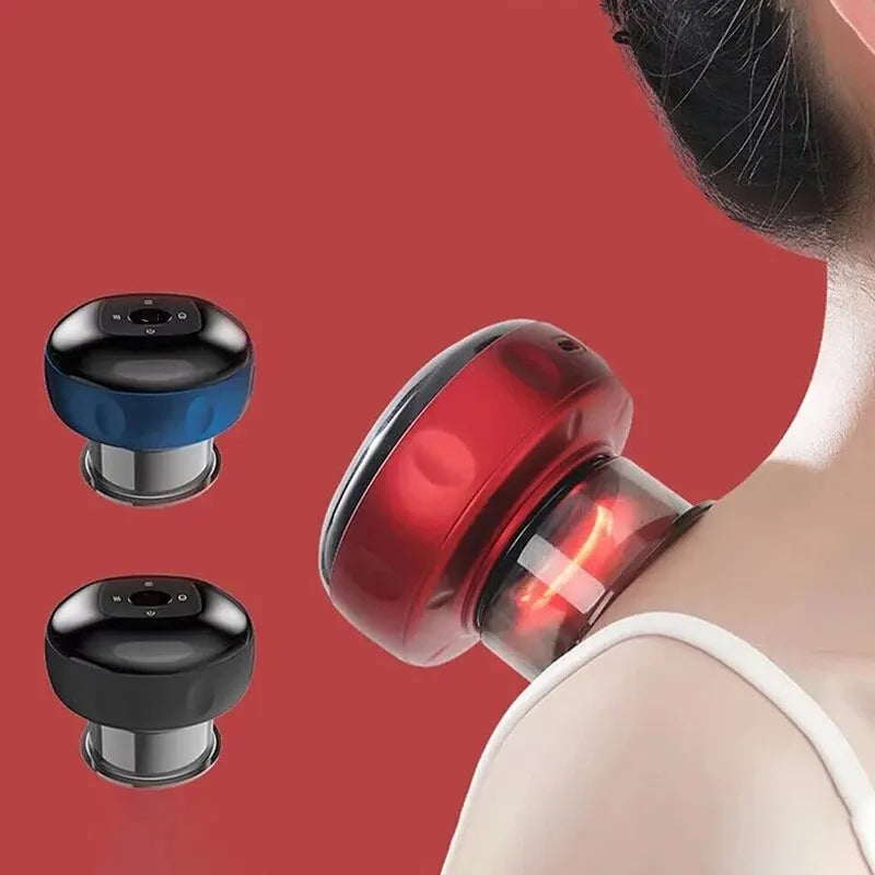 Smart Electric Cupping Massager – Heating & Vacuum Therapy Device