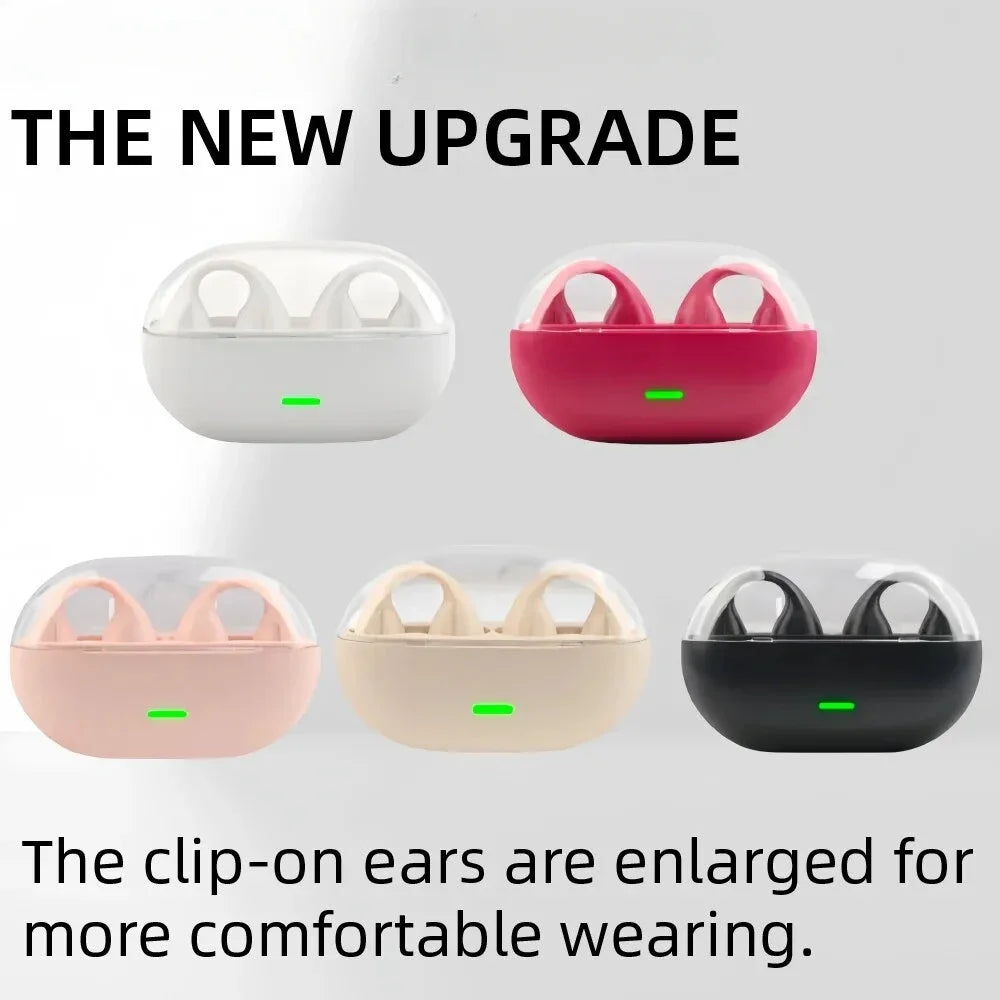 S22 Earclip Wireless Bluetooth Headset | Mini, Lightweight & HD Sound Universal Headset