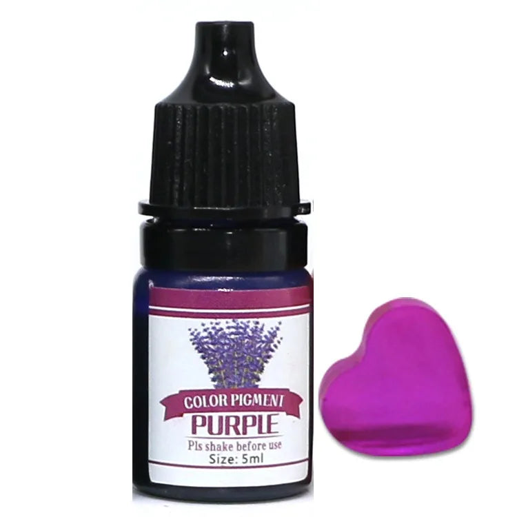 Pigment Epoxidic – 24 Culori, 5ml | Colorant Lichid pentru Rășină, Artă, Bijuterii & Meșteșuguri