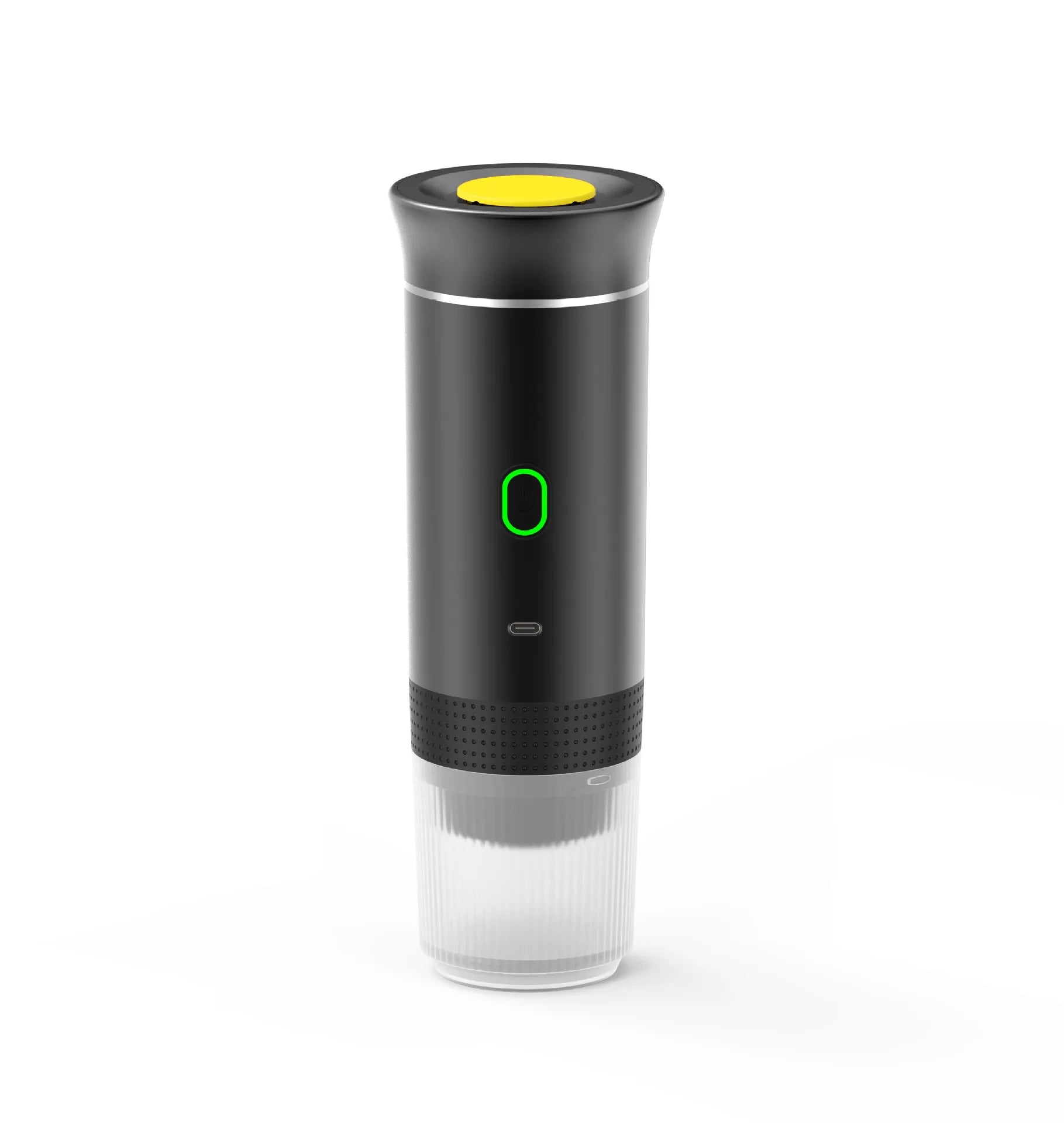 Aparat espresso USB Silver - Aparat de cafea portabil 3 în 1 pentru capsule și cafea măcinată, presiune 15 bar, încărcare tip C, ideal pentru acasă, camping și călătorii