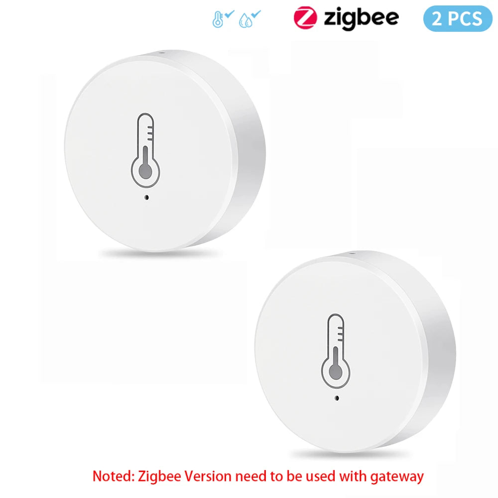 Tuya ZigBee Mini Temperature Humidity Sensor Smart Home Remote Monitor