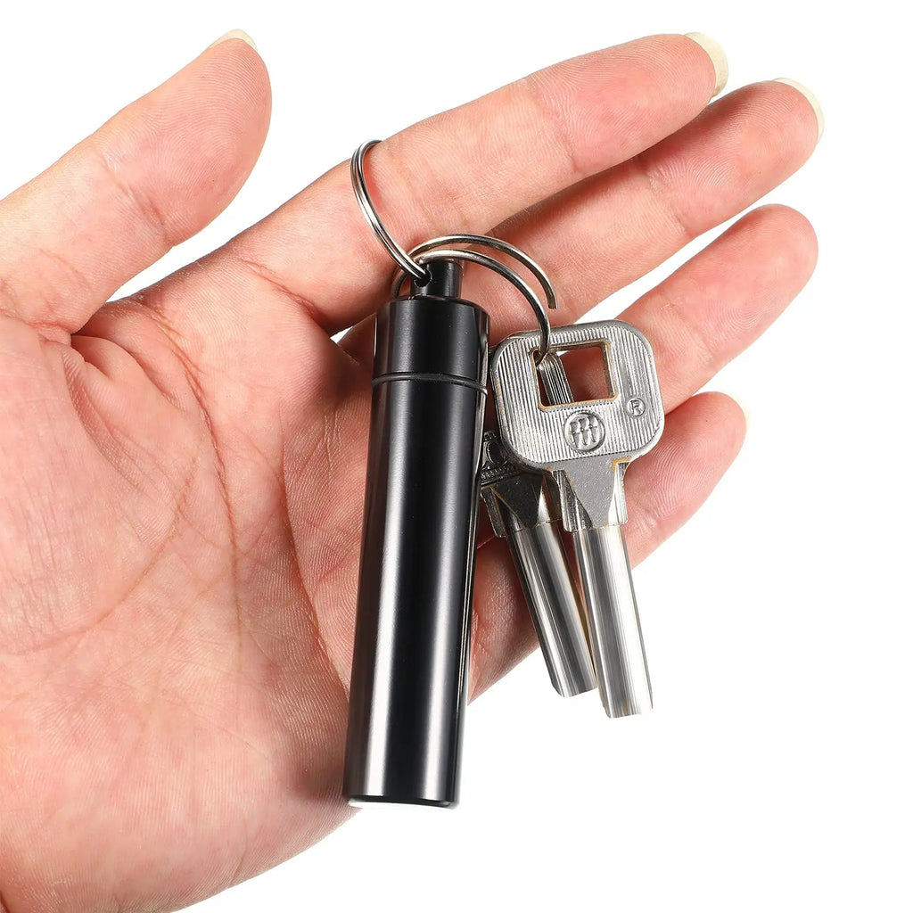 Portable Titanium Toothpick Set - Reusable Metal Stainless Steel Toothpicks with Holder for Camping, Travel & Daily Use