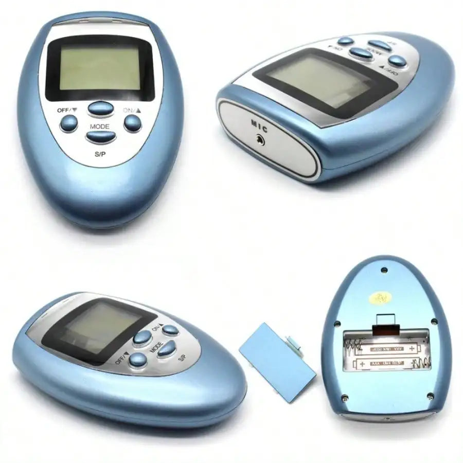 Masaj cu puls electric - Stimulator muscular TENS & EMS, electro stimulator de joasă frecvență pentru ameliorarea durerii și recuperarea musculară
