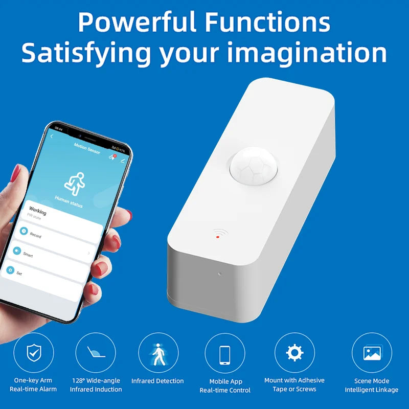 Tuya WiFi Temperature & Humidity Sensor | Smart Backlight Hygrometer | Works with Alexa & Google Assistant