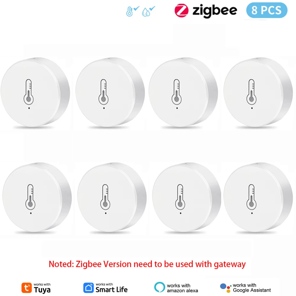 Tuya ZigBee Mini Temperature Humidity Sensor Smart Home Remote Monitor